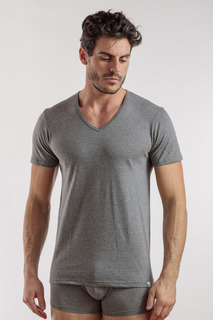 Футболка мужская Enrico Coveri ET1101 серая 4