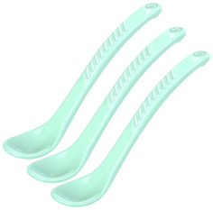 Ложки для кормления "Twistshake", цвет: пастельный зелёный (Pastel Green), 3 штуки