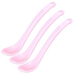 Ложки для кормления "Twistshake", цвет: пастельный розовый (Pastel Pink), 3 штуки
