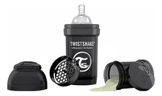 Детская бутылочка Twistshake Антиколиковая 180 мл черная