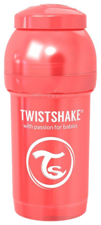 Детская бутылочка Twistshake Антиколиковая Pearl Red 180 мл
