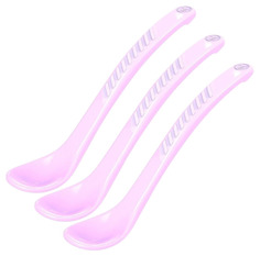 Ложки для кормления "Twistshake", цвет: пастельный фиолетовый (Pastel Purple), 3 штуки
