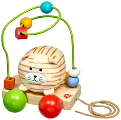 Каталка Мир деревянных игрушек Кот LL256