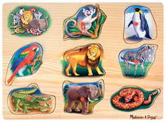 Пазл Melissa & Doug Животные 269 9 элементов
