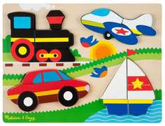 Пазл Melissa & Doug Мои первые пазлы Транспорт 1893 9 элементов