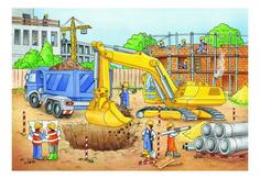 Пазл ravensburger «экскаватор» 35 элем.