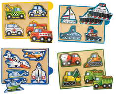 Пазл Melissa & Doug Мини-пазл Транспорт 4791 21 элементов
