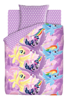 Комплект детского постельного белья Непоседа 1,5 бязь My Little Pony Небесные пони