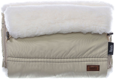 Муфта меховая для коляски Nuovita "Alpino Bianco", цвет: бежевый, арт: NUO_mALPB