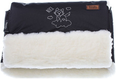 Муфта меховая для коляски Nuovita "Islanda Bianco", цвет: черный, арт: NUO_mISLB