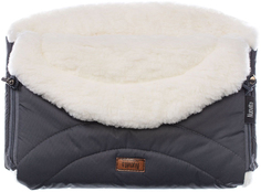 Муфта меховая для коляски Nuovita "Tundra Bianco", цвет: пепельный, арт: NUO_mTUNB