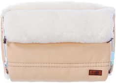 Муфта меховая для коляски Nuovita "Alpino Lux Bianco", цвет: бежевый, арт: NUO_mALPLB