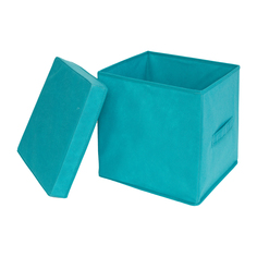 Всё на местах Коробка для вещей 30х30х30 см, с крышкой, 1 ячейка, Милан