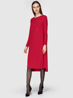 Платье женское Helmidge 7954 красное 22 UK