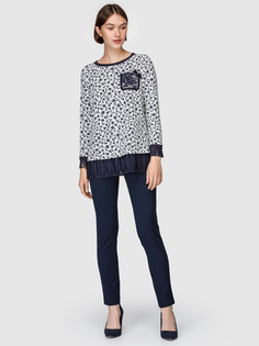 Блузка женская Helmidge 7926 синяя 12 UK