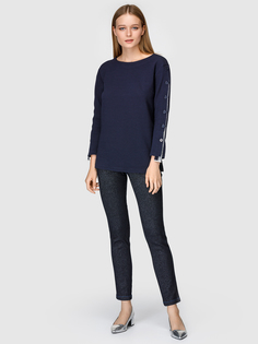 Блузка женская Helmidge 7587 синяя 14 UK