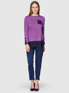 Блузка женская Helmidge 7813 фиолетовая 22 UK