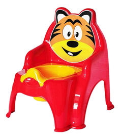 Горшок детский Doloni Тигра красный
