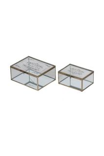 Шкатулки 2 пр 22x17x10 ГЛАСАР