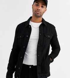 Черная джинсовая куртка ASOS DESIGN Tall-Черный