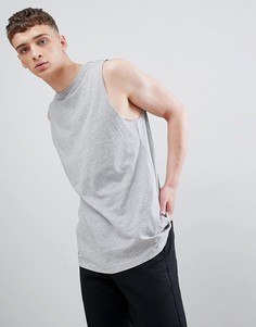 Серая футболка без рукавов New Look-Серый