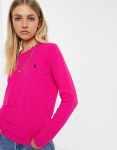 Розовый лонгслив Polo Ralph Lauren