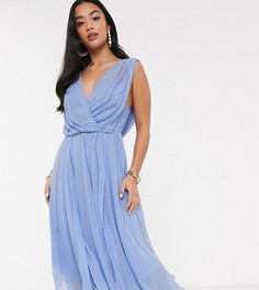 Декорированное платье мидакси ASOS DESIGN Petite-Мульти