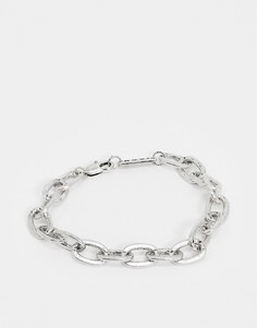 Серебристый браслет-цепочка Icon brand-Серебряный