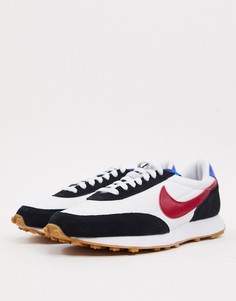Черно-бордовые кроссовки с резиновой подошвой Nike Daybreak-Черный