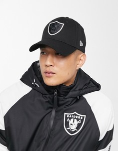 Черная кепка New Era 9forty Oakland Raiders-Черный