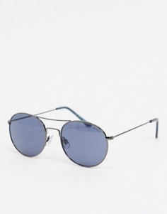 Круглые солнцезащитные очки в синей оправе Esprit-Синий