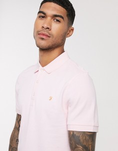 Розовое поло Farah-Розовый