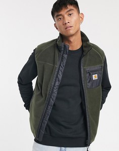 Флисовый жилет цвета хаки Carhartt WIP-Зеленый