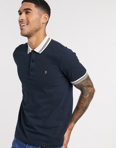 Поло темно-синего цвета Farah-Темно-синий