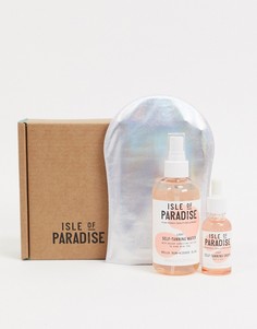 Набор с каплями и автозагаром на водной основе Isle of Paradise (Light) - СКИДКА 25%-Бесцветный