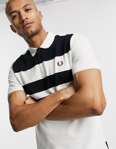Белая футболка-поло Fred Perry-Белый