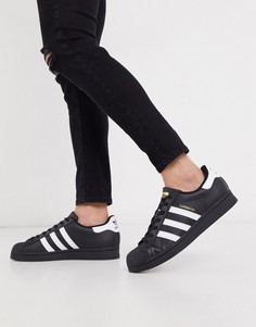 Черные кроссовки adidas Originals Superstar-Черный