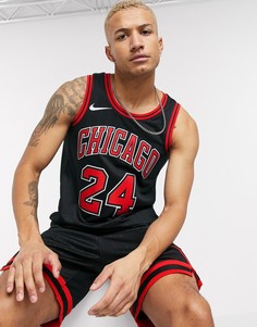 Черная майка с дизайном "Lauri Markkanen" Nike Basketball Chicago Bulls NBA-Черный
