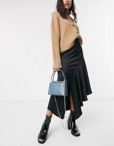Миниатюрная синяя сумка Topshop-Синий