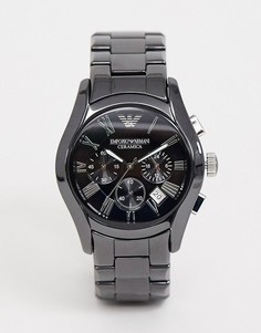 Черные часы с хронографом Emporio Armani AR1400-Черный