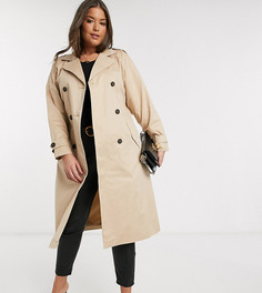Бежевый классический тренч Vero Moda Curve