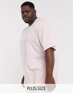 Oversize-футболка из органического хлопка Soul Star Plus-Розовый