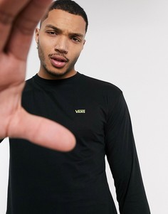 Черно-желтый лонгслив Vans-Черный
