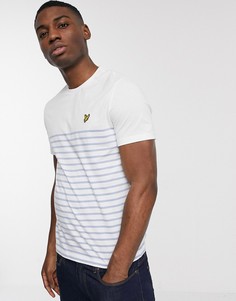 Футболка в бретонскую полоску Lyle & Scott-Белый