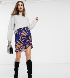 Юбка со сборками и принтом Vero Moda Tall-Мульти