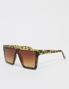 Солнцезащитные очки в черепаховой оправе Quay Australia x J Lo-Коричневый