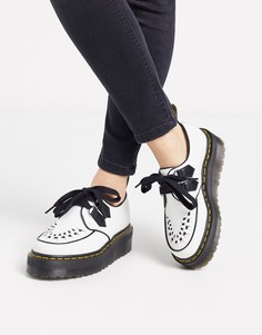 Белые криперы Dr Martens-Мульти