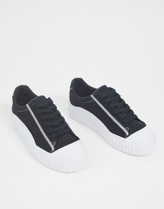 Черные кроссовки на массивной подошве ASOS DESIGN-Черный