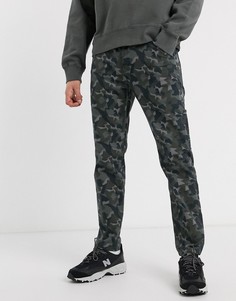 Черные прямые парусиновые брюки в стиле милитари с камуфляжным принтом Levis-Черный Levis®