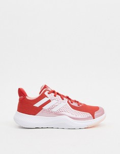 Красные кроссовки для бега adidas-Красный